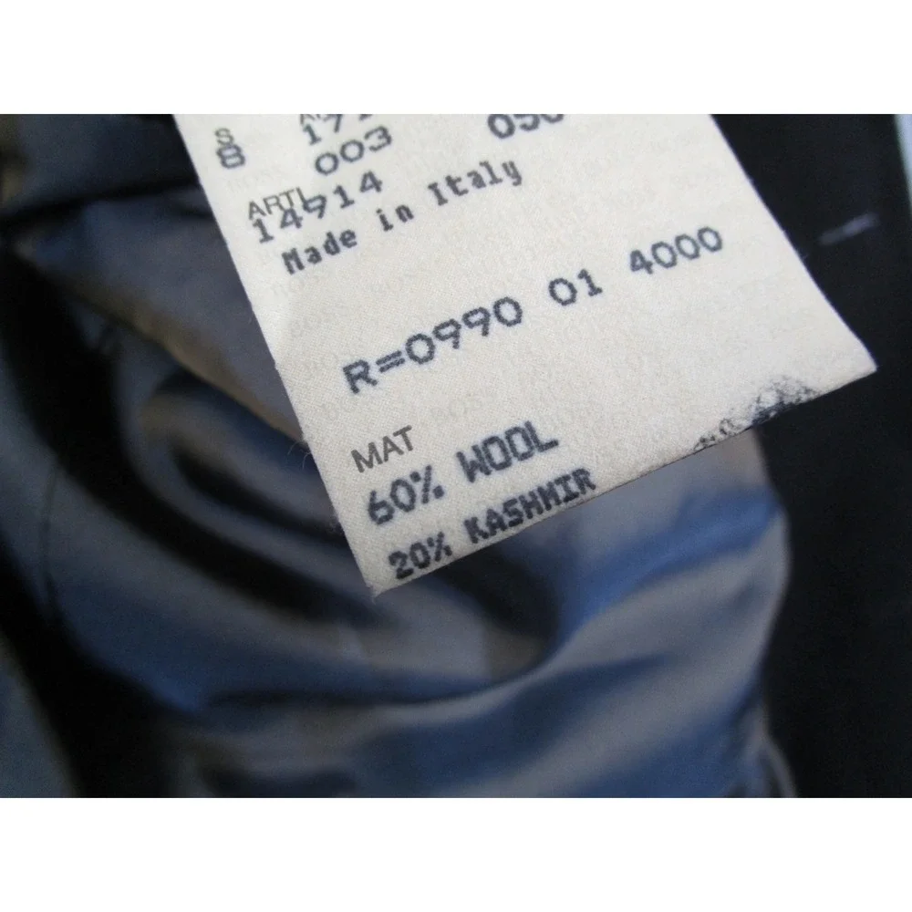 Hugo Boss Mens Black Cashmere Wool Blazer Sport Coat Italy 40R Henry Singer